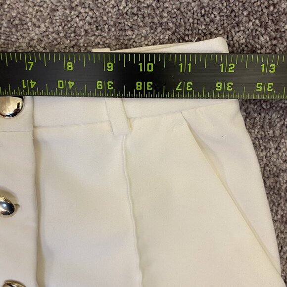 Zara Women's Shorts Size XS Button Closure Cotton Blend Belt Loops Pockets NWT - Picture 7 of 12